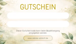 Sabine Schmitt Gutschein Vorlage